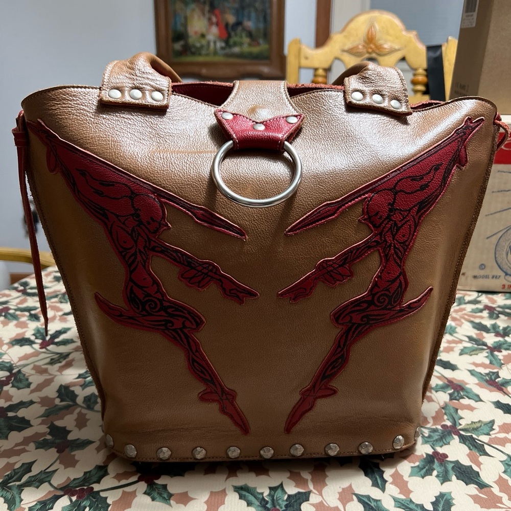 Lucky Girl Handbags Purse Warrior Resurrected By Adriane Zulu Tattoo